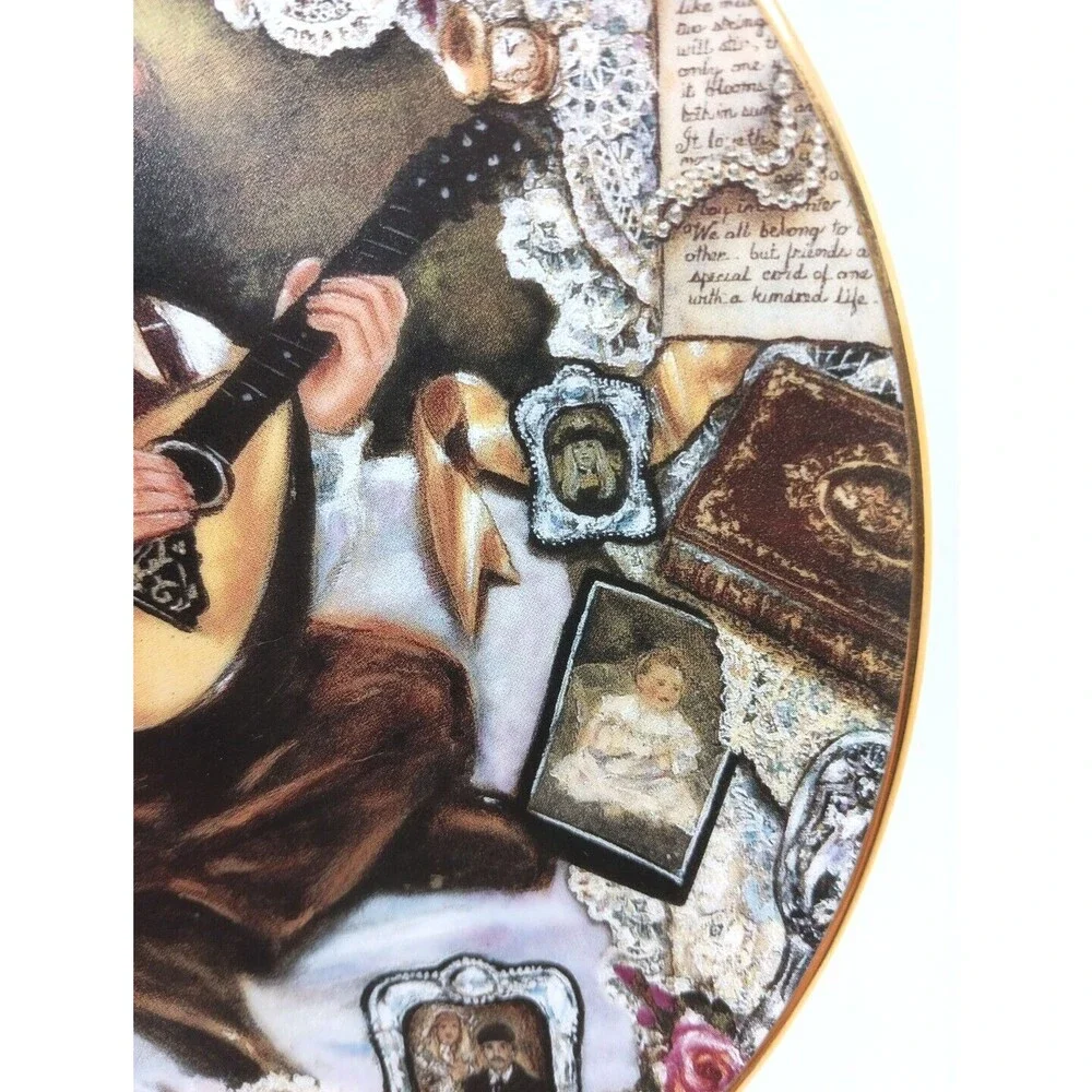 CORINNE LAYTON Collector Plate KEEPSAKES Of The Heart Forever Friends Kids Dog